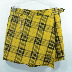 Girls Stella Tweed Plaid Skirt Shorts Skort 12 Large Skirt Clueless 90s Vibes